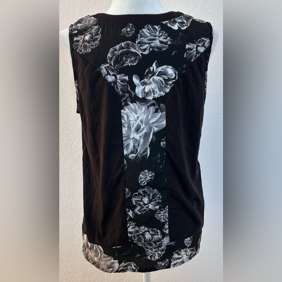 Prabal Gurung for Target Scoop Neck Black and White Tank Top Size Medium - Picture 3 of 8